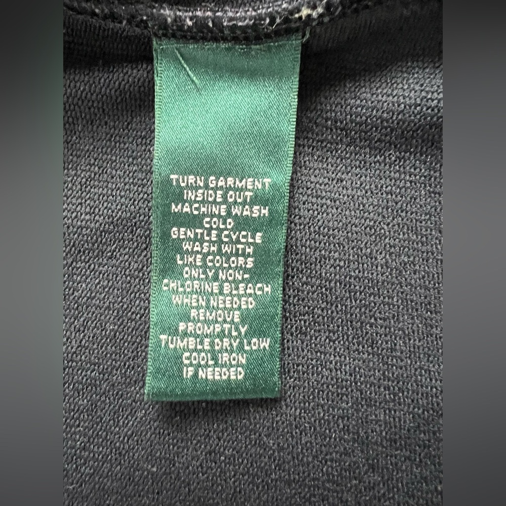 Lauren Active Ralph Lauren Black & Red Full Zipper Hoodie - Picture 6 of 10